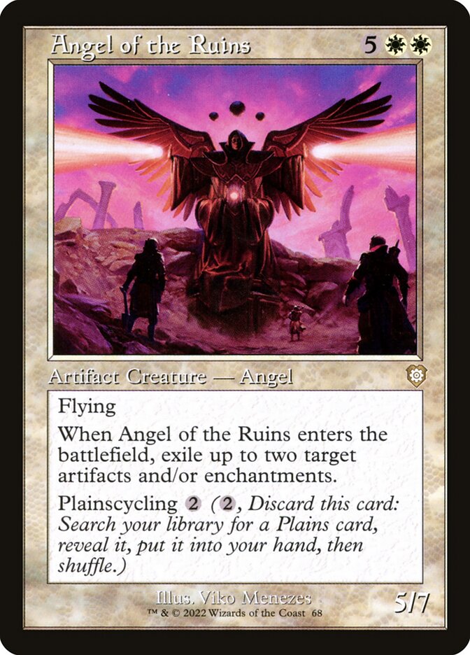 Angel of the Ruins Retro Frame 68 (Commander: The Brothers' War)  | Good Games Adelaide SA