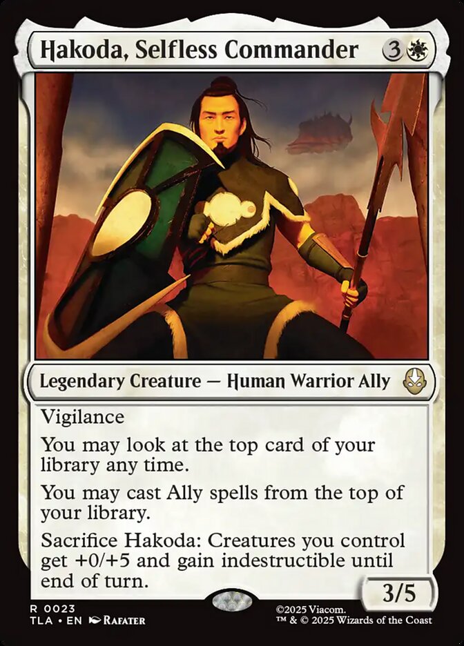 Hakoda, Selfless Commander 23 (Avatar: The Last Airbender)  | Good Games Adelaide SA
