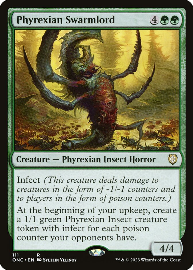 Phyrexian Swarmlord 111 (Commander: Phyrexia: All Will Be One)  | Good Games Adelaide SA