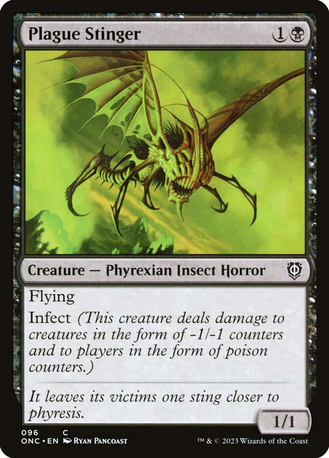 Plague Stinger 96 (Commander: Phyrexia: All Will Be One)  | Good Games Adelaide SA