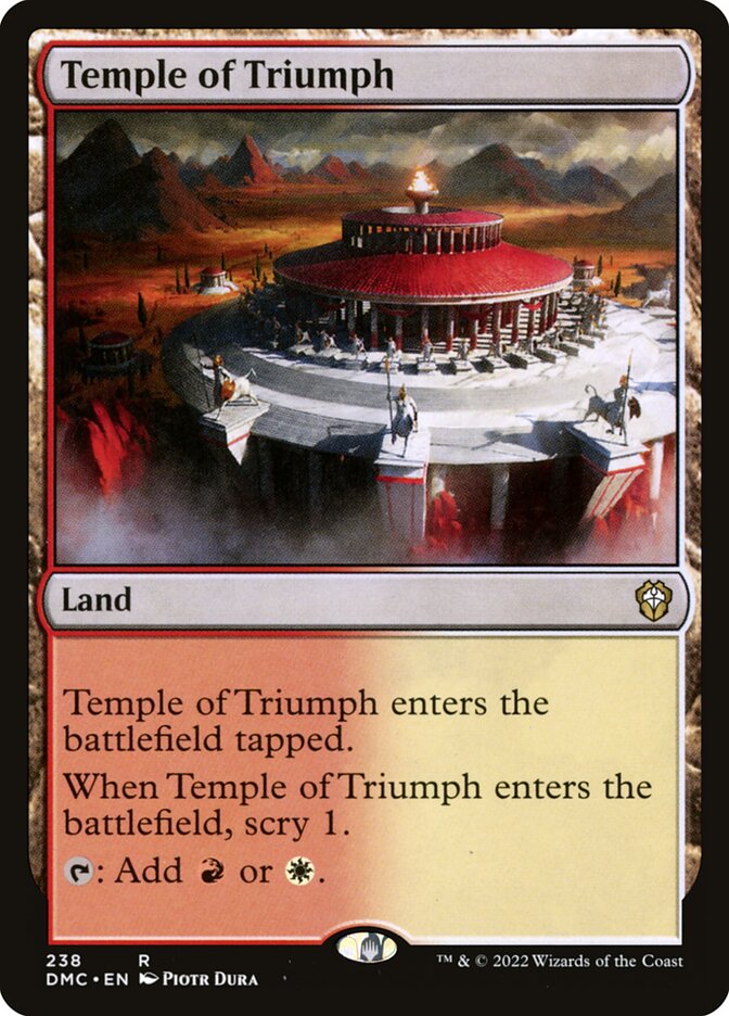 Temple of Triumph 238 (Commander: Dominaria United)  | Good Games Adelaide SA