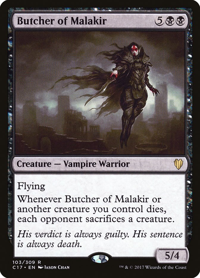 Butcher of Malakir 103 (Commander 2017)  | Good Games Adelaide SA