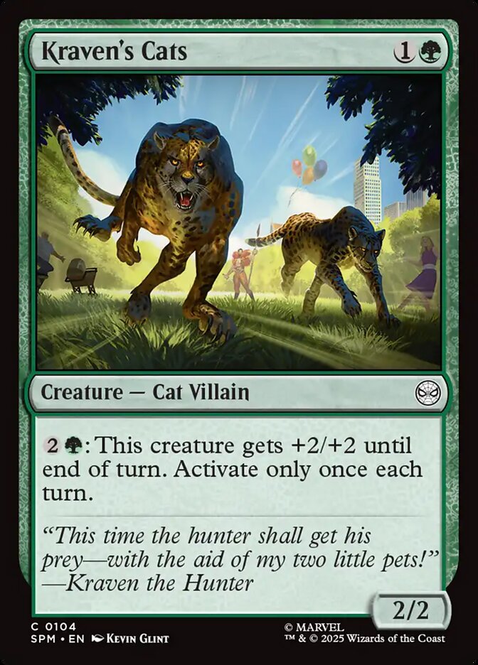 Kraven's Cats 104 (Marvel's Spider-Man)  - Foil | Good Games Adelaide SA