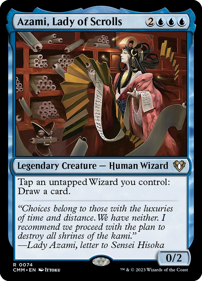 Azami Lady of Scrolls 74 (Commander Masters)  | Good Games Adelaide SA