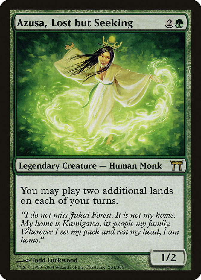 Azusa, Lost but Seeking 201 (Champions of Kamigawa)  | Good Games Adelaide SA