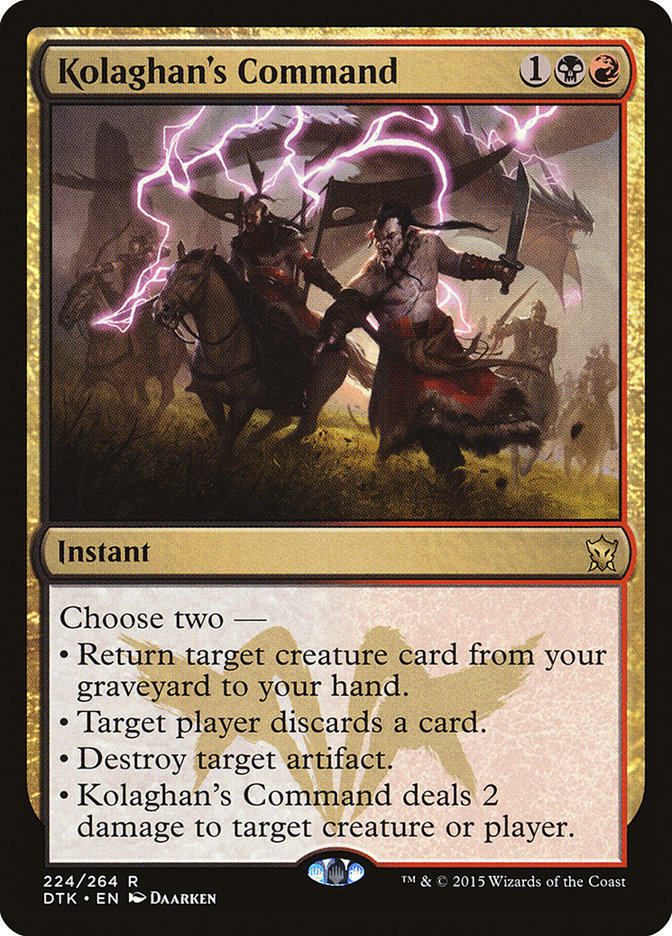 Kolaghan's Command 224 (Dragons of Tarkir)  - Foil | Good Games Adelaide SA
