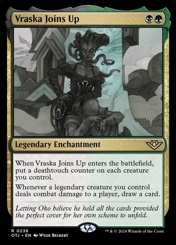 Vraska Joins Up 236 (Promo Pack: Outlaws of Thunder Junction)  - Foil | Good Games Adelaide SA