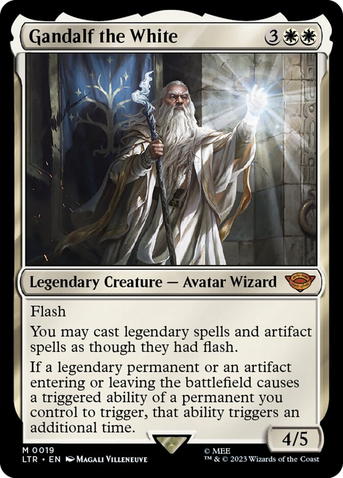 Gandalf the White 19 (Universes Beyond: The Lord of the Rings: Tales of Middle-earth)  - Foil | Good Games Adelaide SA