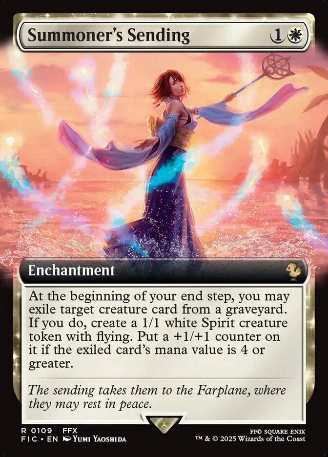 Summoner's Sending 109 (Commander: FINAL FANTASY)  - Extended Art | Good Games Adelaide SA