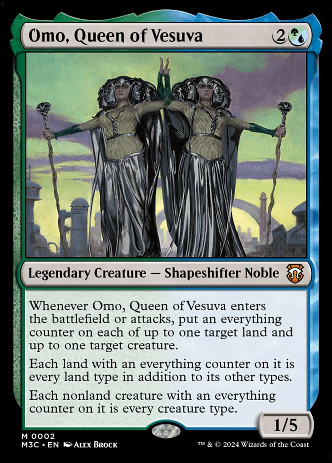 Omo, Queen of Vesuva 2 (Commander: Modern Horizons 3)  - Foil | Good Games Adelaide SA