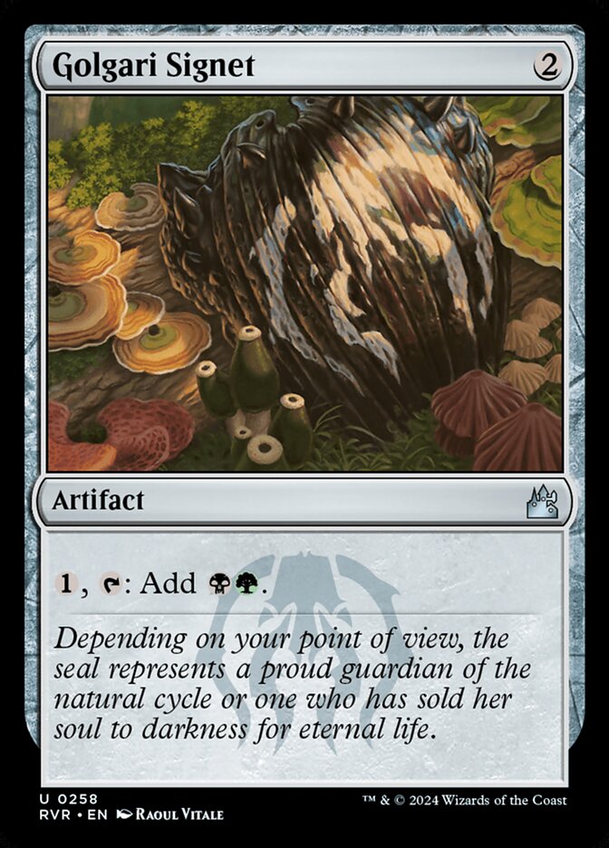 Golgari Signet 258 (Ravnica Remastered)  - Foil | Good Games Adelaide SA