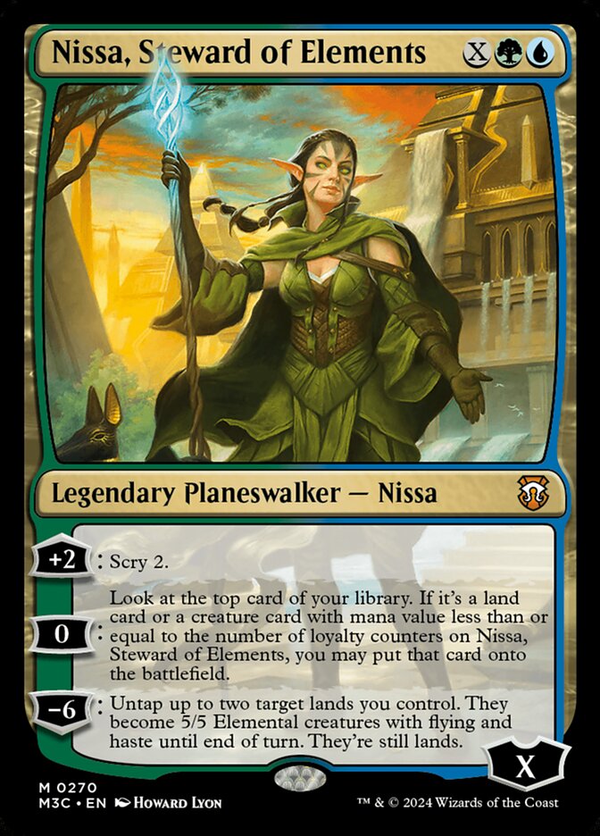 Nissa, Steward of Elements 270 (Commander: Modern Horizons 3)  | Good Games Adelaide SA