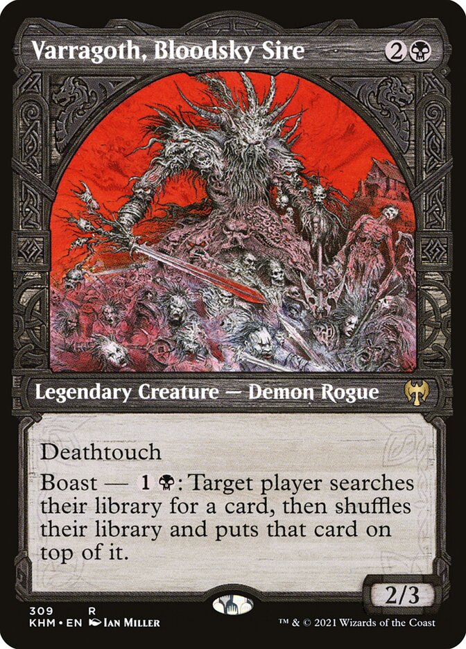 Varragoth, Bloodsky Sire 309 (Kaldheim)  - Showcase Foil | Good Games Adelaide SA