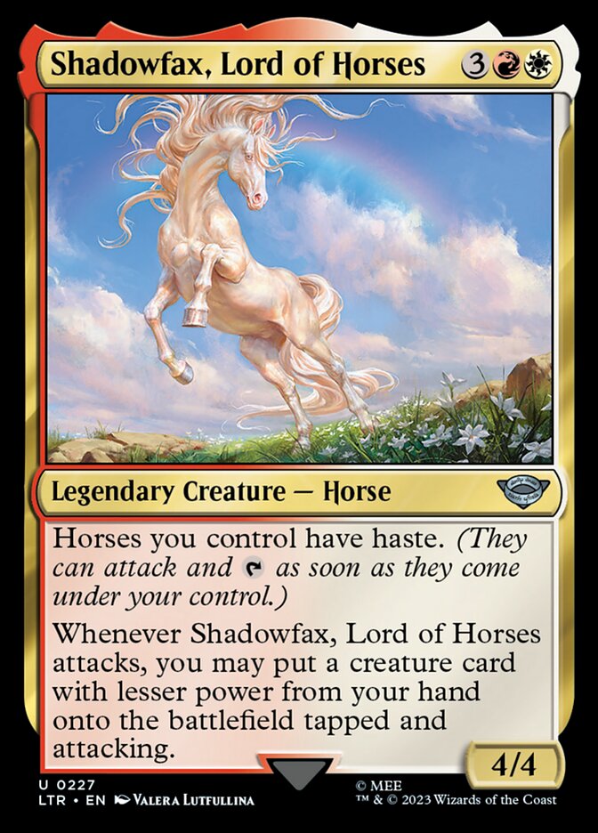 Shadowfax, Lord of Horses 227 (Universes Beyond: The Lord of the Rings: Tales of Middle-earth)  - Foil | Good Games Adelaide SA