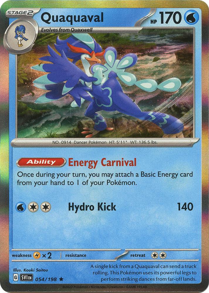 Quaquaval 054/198 (SV01: Scarlet & Violet Base Set)  - Holofoil | Good Games Adelaide SA