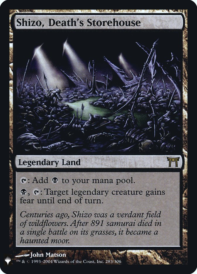 Shizo, Death's Storehouse 283 (The List Reprints)  - Foil | Good Games Adelaide SA