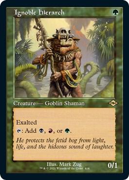 Ignoble Hierarch Retro Frame Foil Etched 414 (Modern Horizons 2)  - Foil | Good Games Adelaide SA