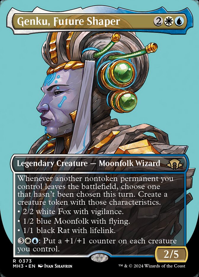 Genku, Future Shaper 373/319 (Modern Horizons 3)  - Borderless Foil | Good Games Adelaide SA
