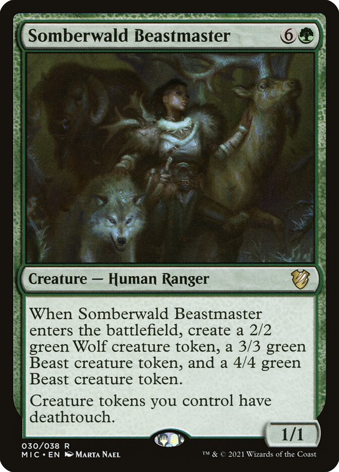 Somberwald Beastmaster 30 (Commander: Innistrad: Midnight Hunt)  | Good Games Adelaide SA