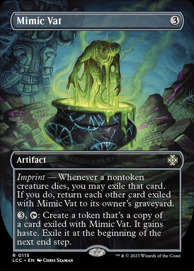 Mimic Vat Borderless 115 (Commander: The Lost Caverns of Ixalan)  - Borderless | Good Games Adelaide SA