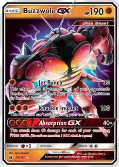 Buzzwole GX 57/111 (SM - Crimson Invasion)  - Holofoil | Good Games Adelaide SA