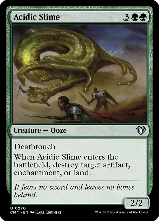 Acidic Slime 270 (Commander Masters)  - Foil | Good Games Adelaide SA