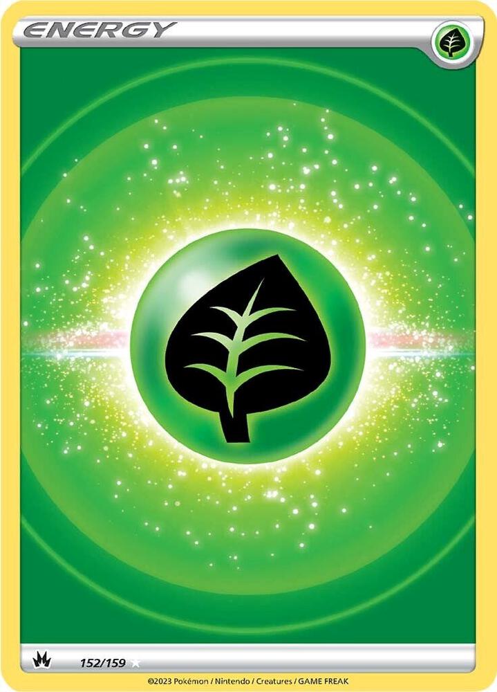 Grass Energy Texture Full Art 152/159 (Crown Zenith)  - Holofoil | Good Games Adelaide SA