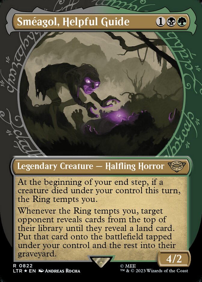 Sméagol, Helpful Guide 822 (Universes Beyond: The Lord of the Rings: Tales of Middle-earth)  - Showcase Surge Foil | Good Games Adelaide SA