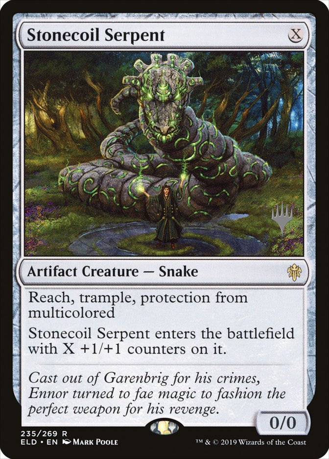 Stonecoil Serpent 235 (Promo Pack: Throne of Eldraine)  | Good Games Adelaide SA