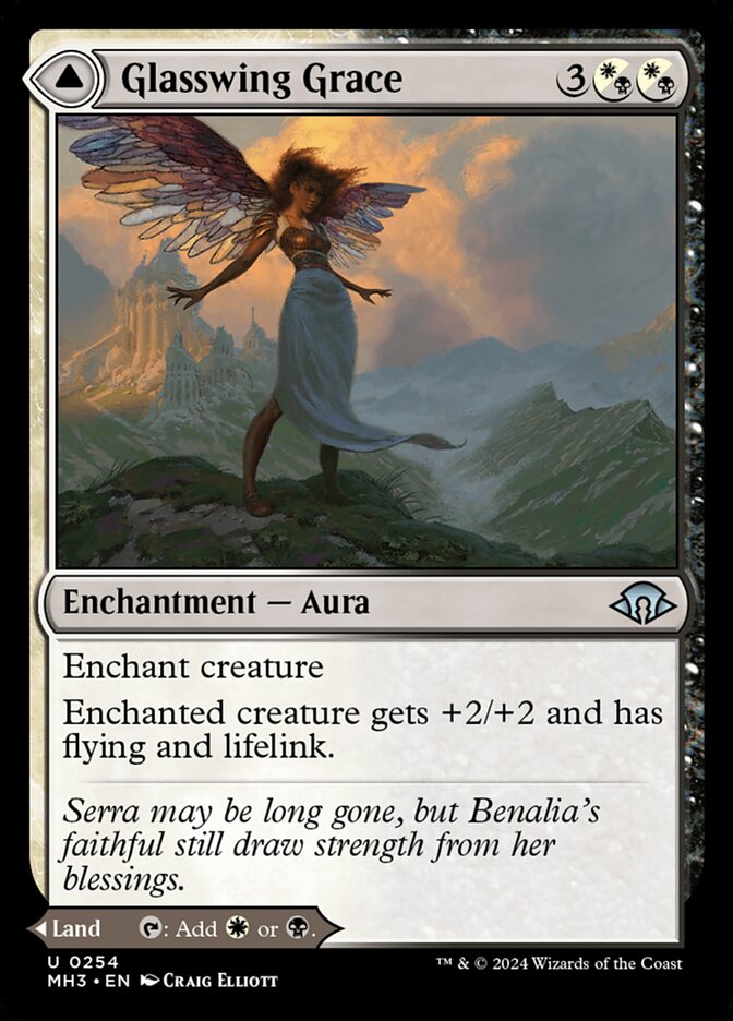 Glasswing Grace // Age-Graced Chapel 254 (Modern Horizons 3)  - Foil | Good Games Adelaide SA