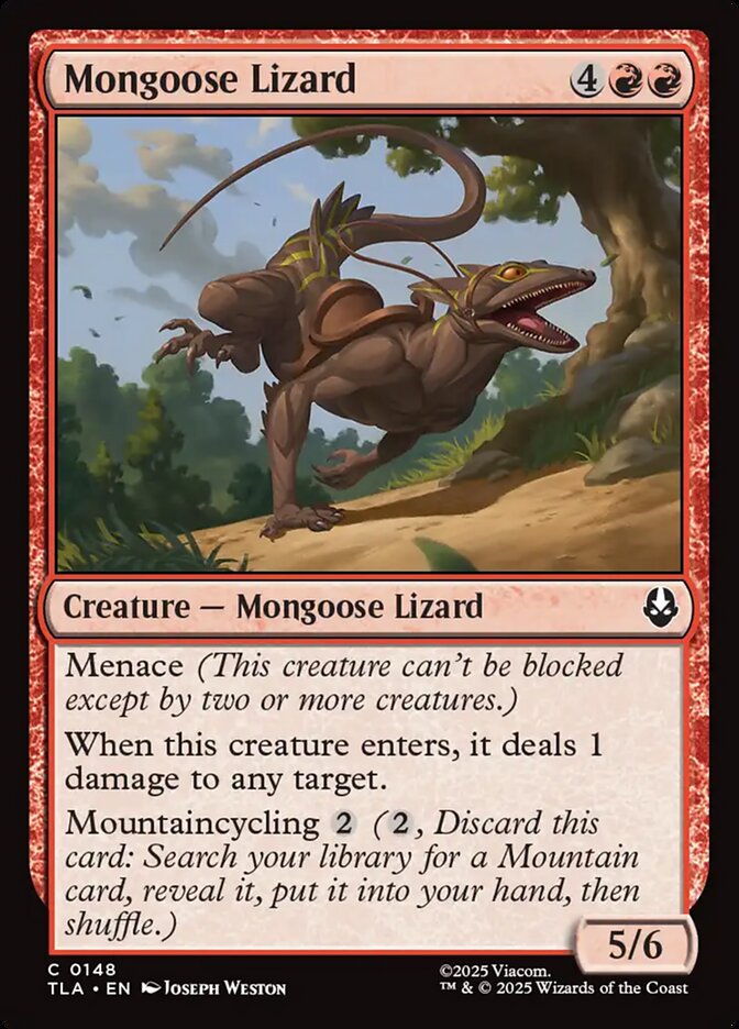 Mongoose Lizard 148 (Avatar: The Last Airbender)  | Good Games Adelaide SA
