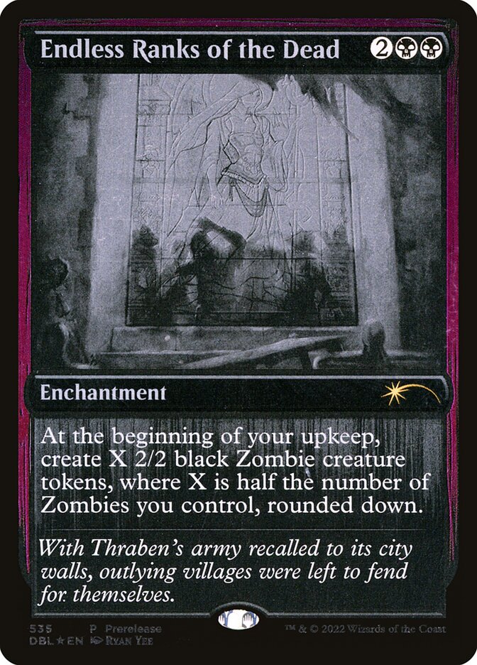 Endless Ranks of the Dead 535 (Prerelease Cards)  - Foil | Good Games Adelaide SA