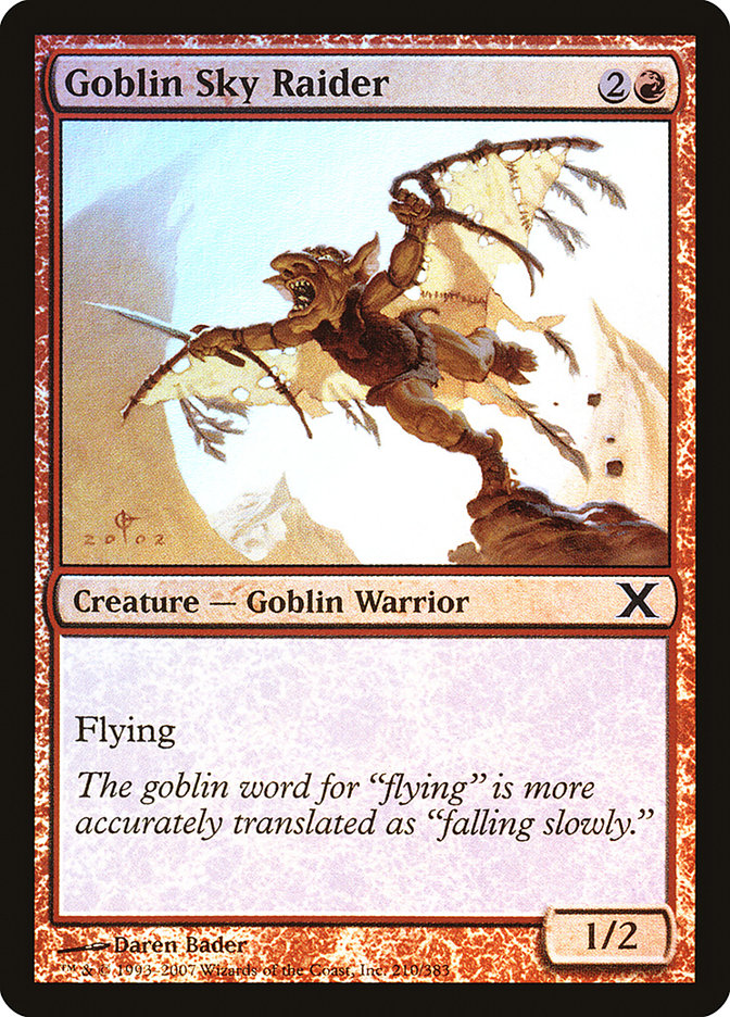 Goblin Sky Raider 210 (10th Edition)  | Good Games Adelaide SA