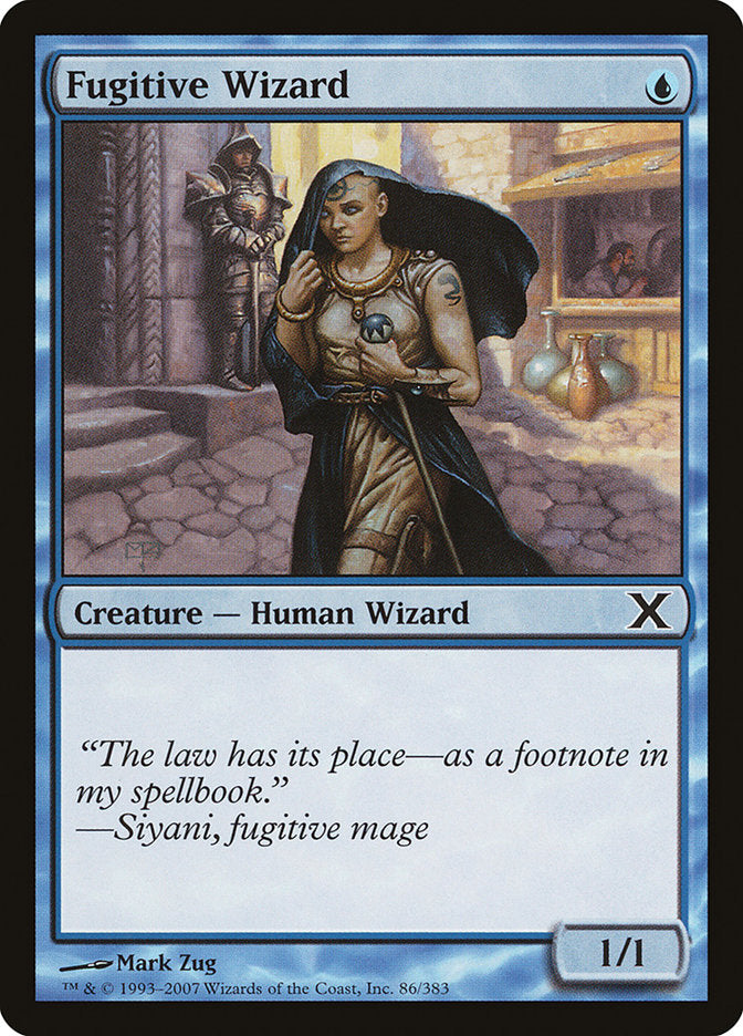 Fugitive Wizard 86 (10th Edition)  - Foil | Good Games Adelaide SA