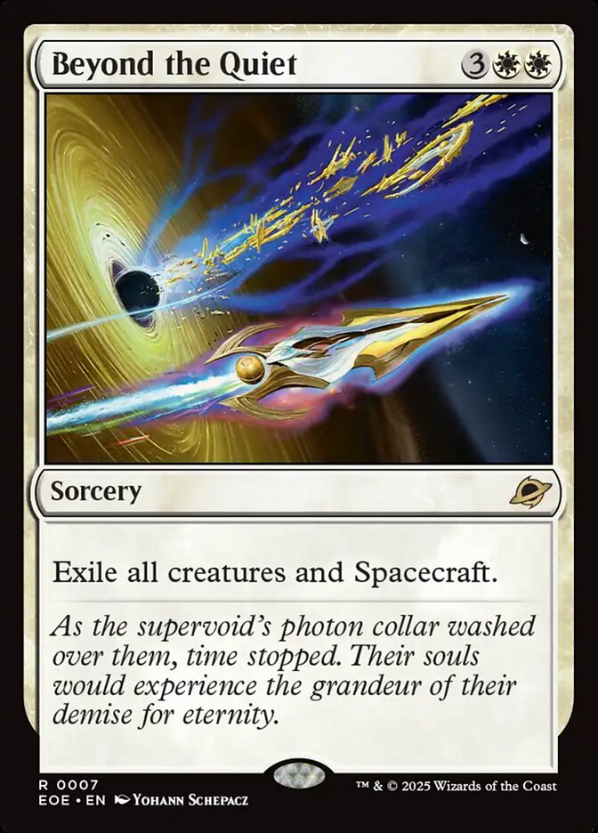 Beyond the Quiet 7 (Edge of Eternities)  - Foil | Good Games Adelaide SA