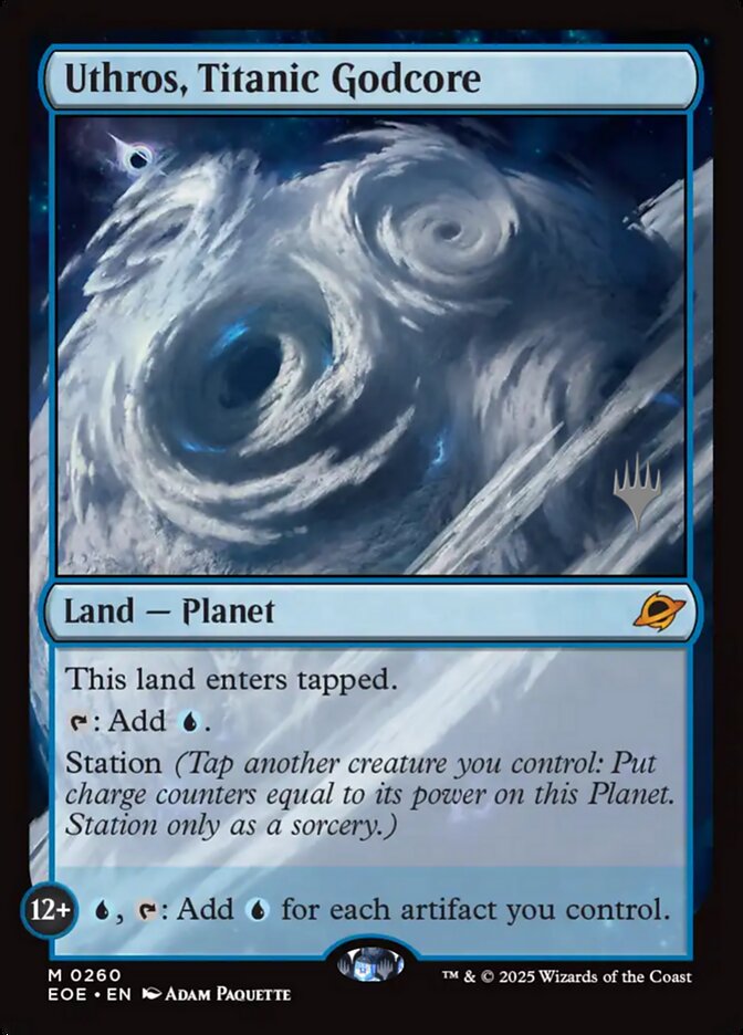 Uthros, Titanic Godcore 260 (Promo Pack: Edge of Eternities)  - Foil | Good Games Adelaide SA