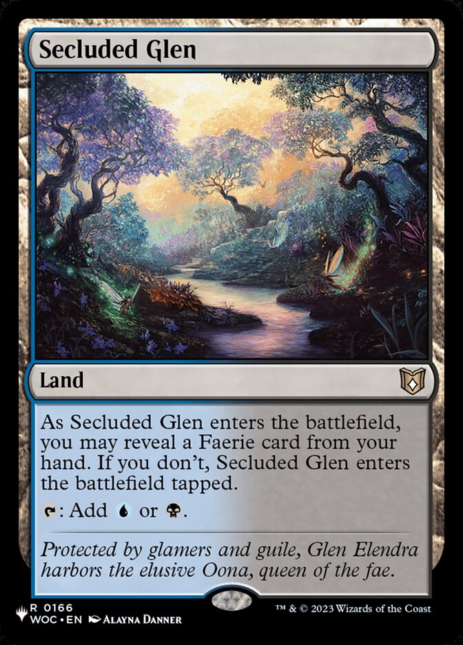 Secluded Glen 166 (The List Reprints)  | Good Games Adelaide SA