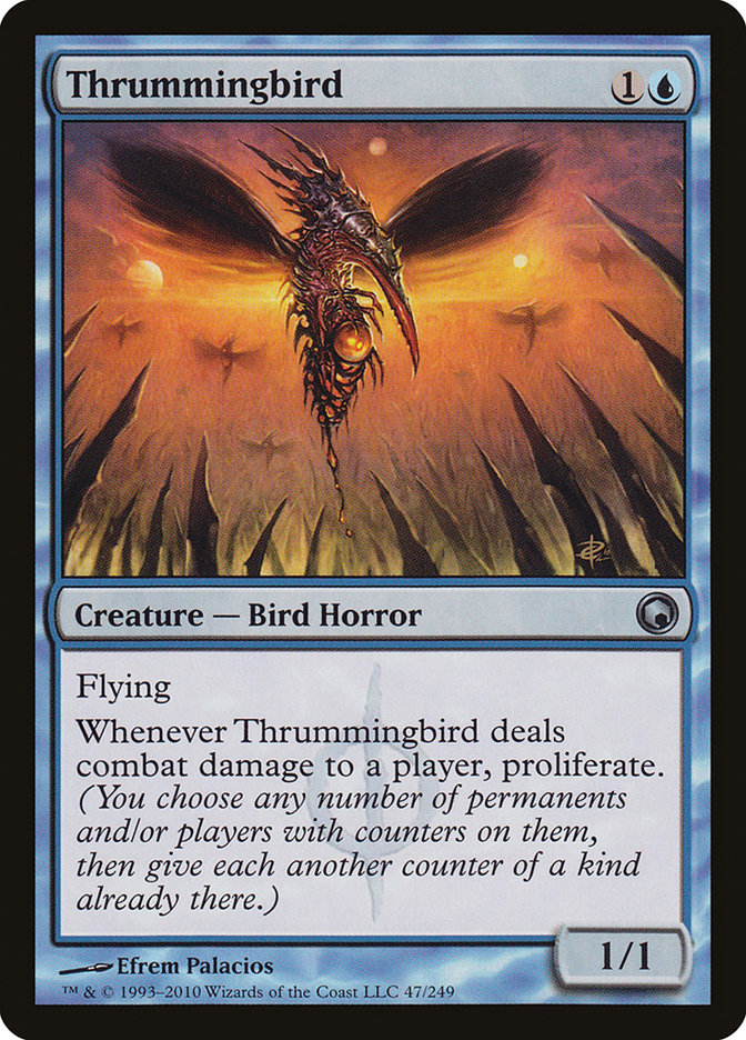 Thrummingbird 47 (Scars of Mirrodin)  - Foil | Good Games Adelaide SA