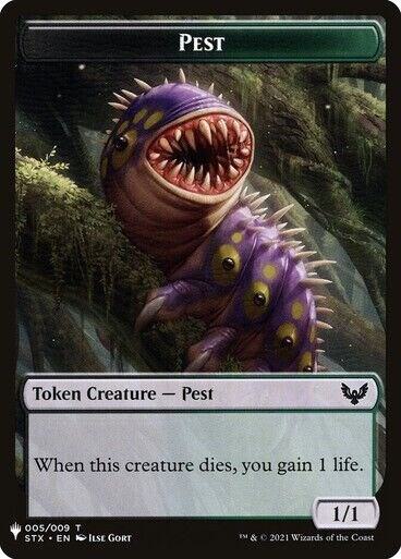 Pest Emblem Lukka Wayward Bonder Double Sided Token 5 // 8 (The List Reprints)  | Good Games Adelaide SA