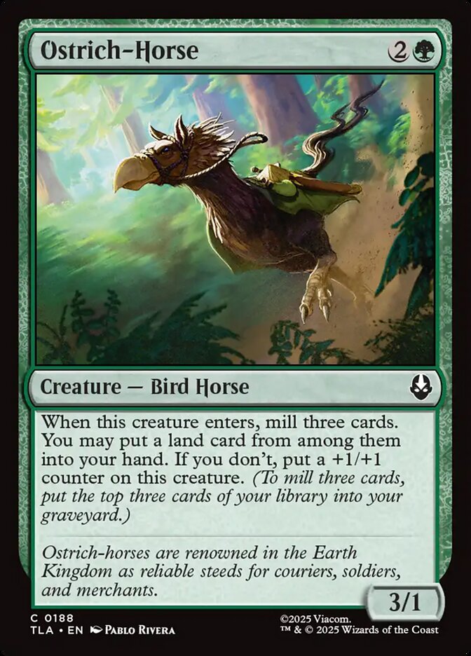 Ostrich-Horse 188 (Avatar: The Last Airbender)  - Foil | Good Games Adelaide SA