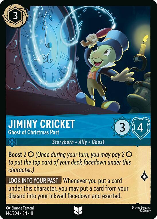 Jiminy Cricket Ghost of Christmas Past 146/204 (Winterspell)  - Cold Foil | Good Games Adelaide SA