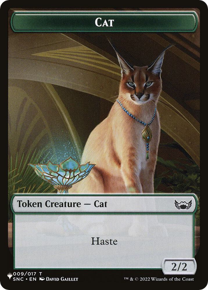 Cat 009 Rat Double Sided Token 9 // 3 (The List Reprints)  | Good Games Adelaide SA