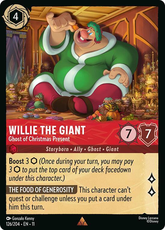 Willie the Giant Ghost of Christmas Present 126/204 (Winterspell)  | Good Games Adelaide SA