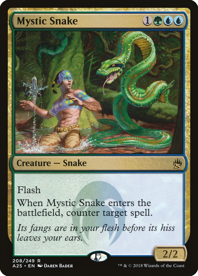 Mystic Snake 208 (Masters 25)  - Foil | Good Games Adelaide SA