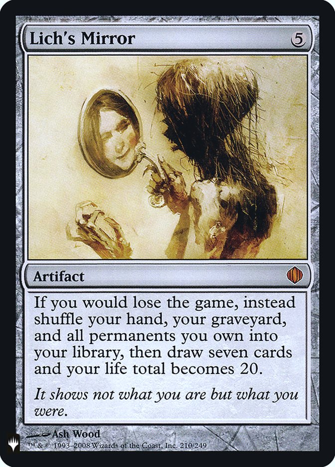 Lich's Mirror 210 (The List Reprints)  - Foil | Good Games Adelaide SA
