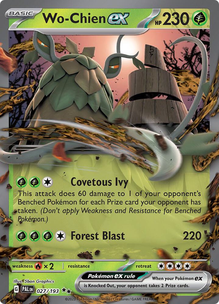 Wo-Chien ex 027/193 (SV02: Paldea Evolved)  - Holofoil | Good Games Adelaide SA