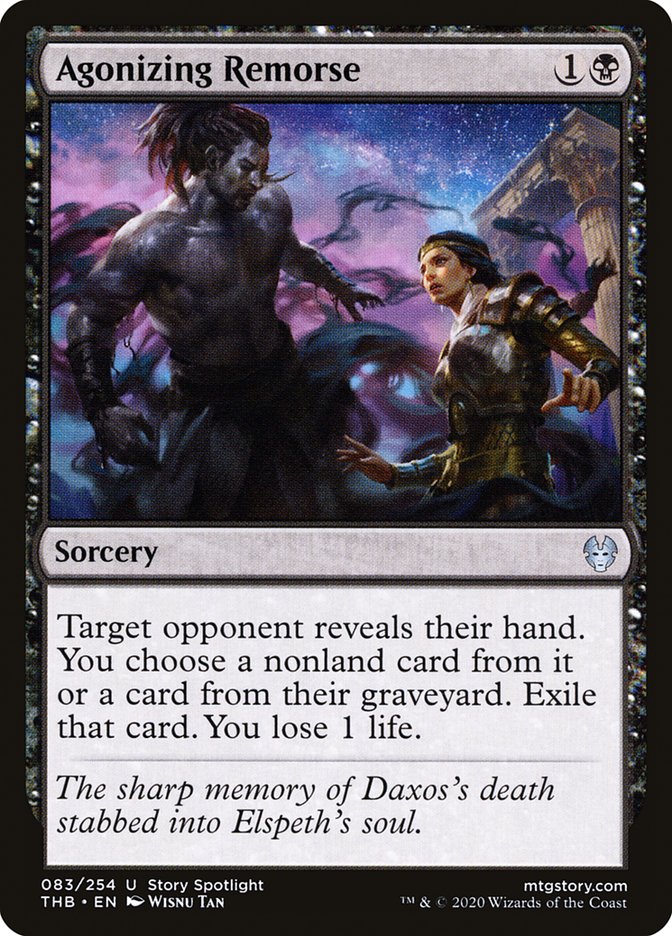 Agonizing Remorse 83 (Theros Beyond Death)  - Foil | Good Games Adelaide SA