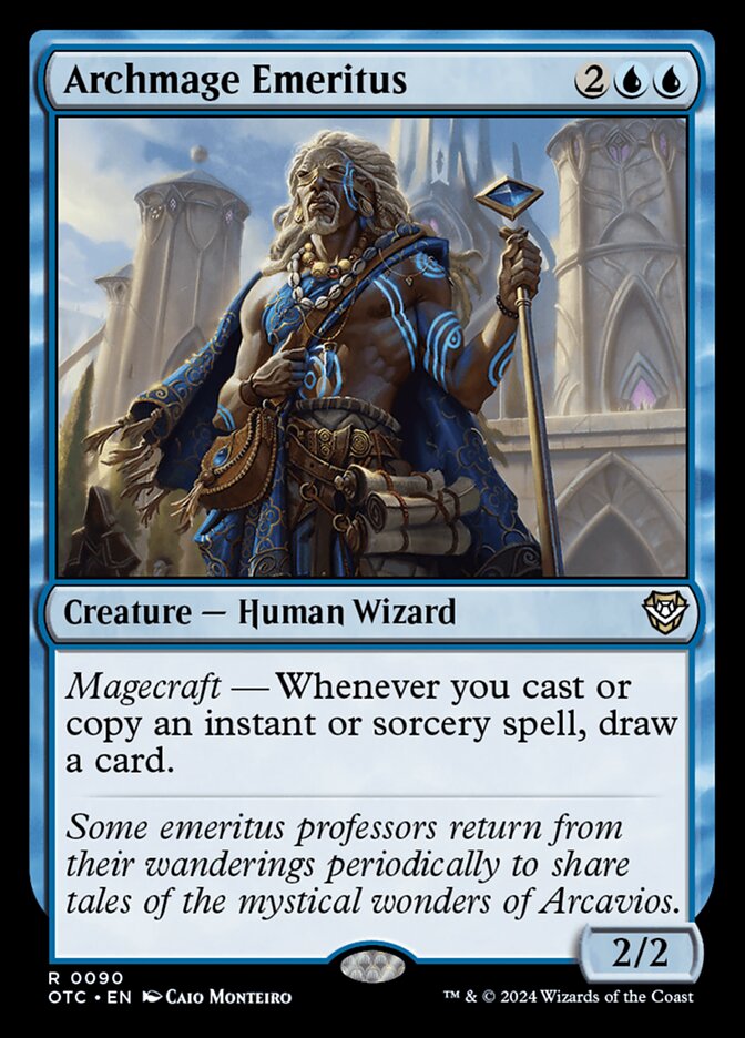 Archmage Emeritus 90 (Commander: Outlaws of Thunder Junction)  | Good Games Adelaide SA