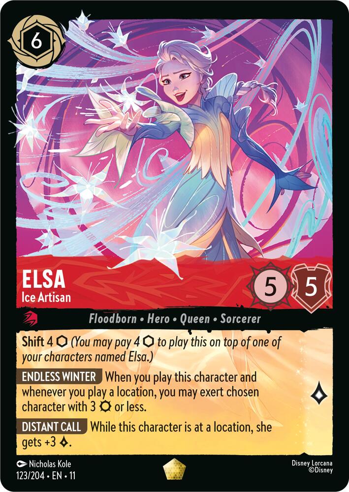Elsa Ice Artisan 123/204 (Winterspell)  | Good Games Adelaide SA