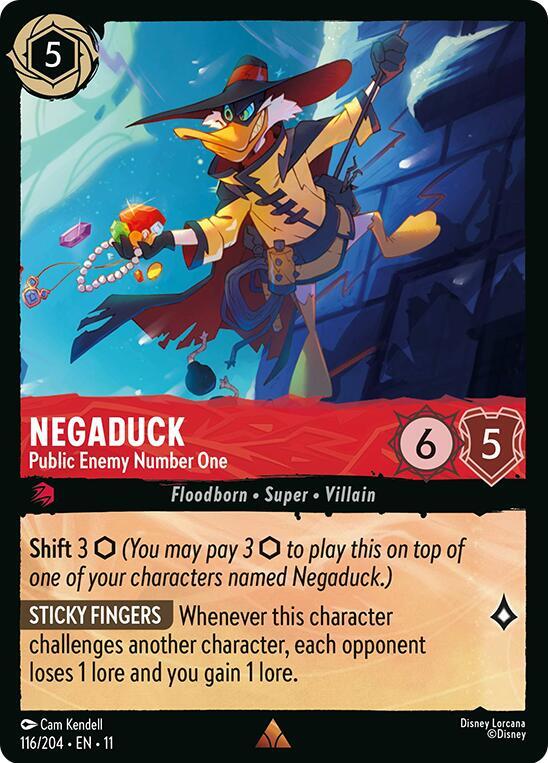 Negaduck, Public Enemy Number One 116/204 (Winterspell)  | Good Games Adelaide SA